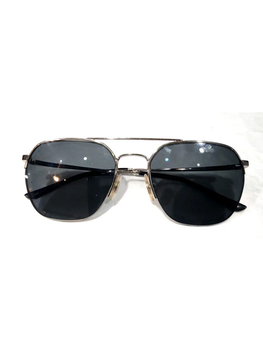 Ray Ban RB6444 2501 Silver Metal Square Eyeglasses 53-18 140 No Lenses
